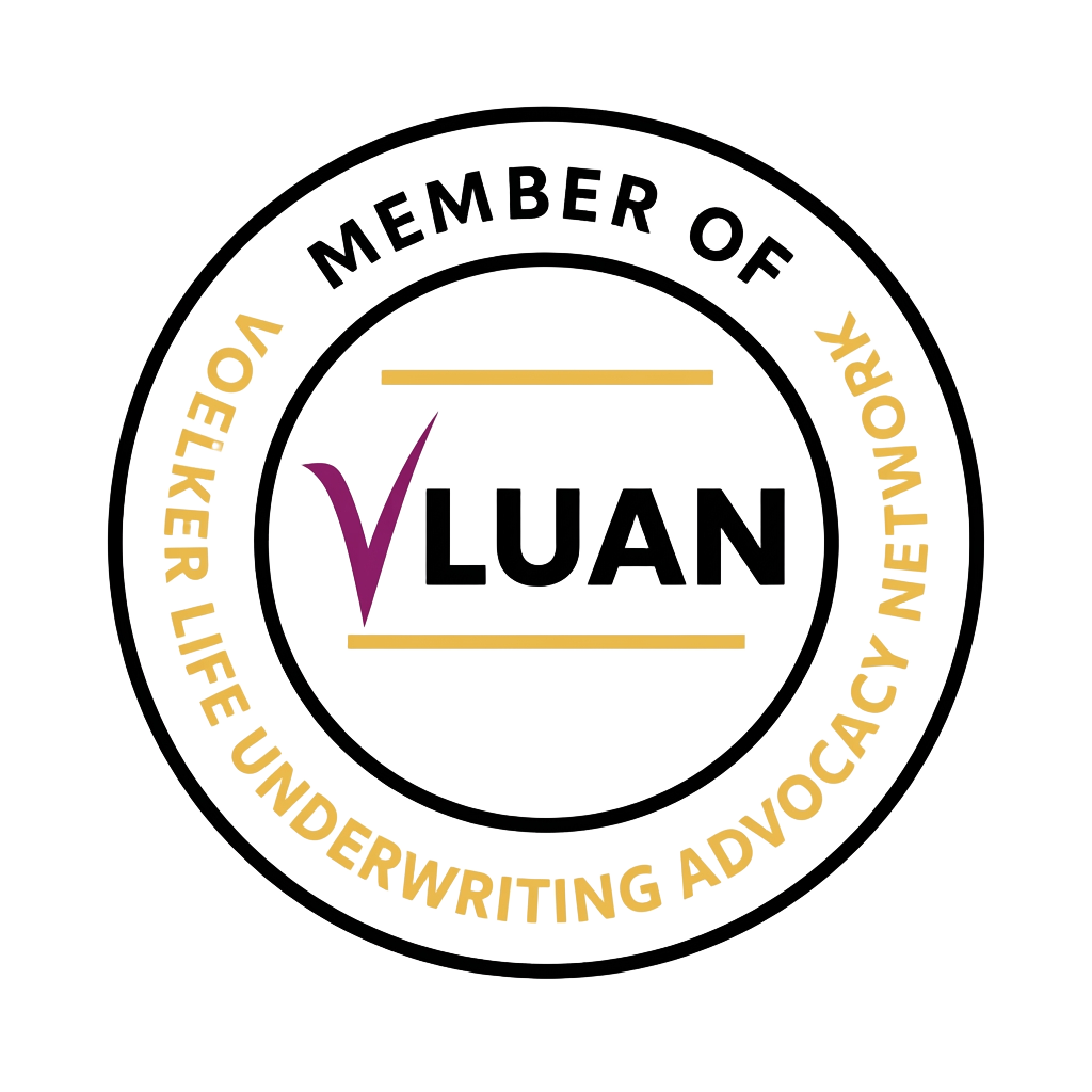 VLUAN — Voelker Life Underwriting Advocacy Network member badge